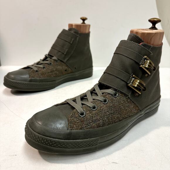 NWOT Nigel Cabourn x Converse Chuck 70 Hi 'Ivy Green' High Top Boot Sneaker 11 - Picture 5 of 14
